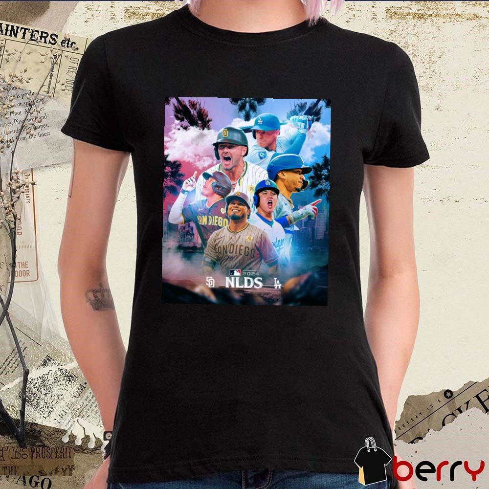 Los Angeles Dodgers vs San Diego Padres MLB NLDS Poster 2024 t-shirt