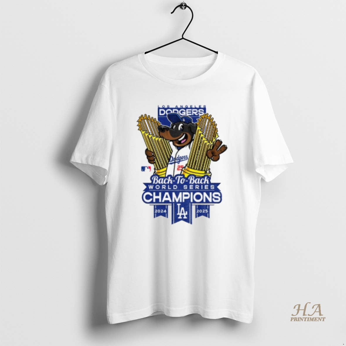 Official Los Angeles Dodgers World Champions Trophies Back To Back 2024 2025 T-Shirts, Hoodie, Sweatshirt | InkNestWear.com