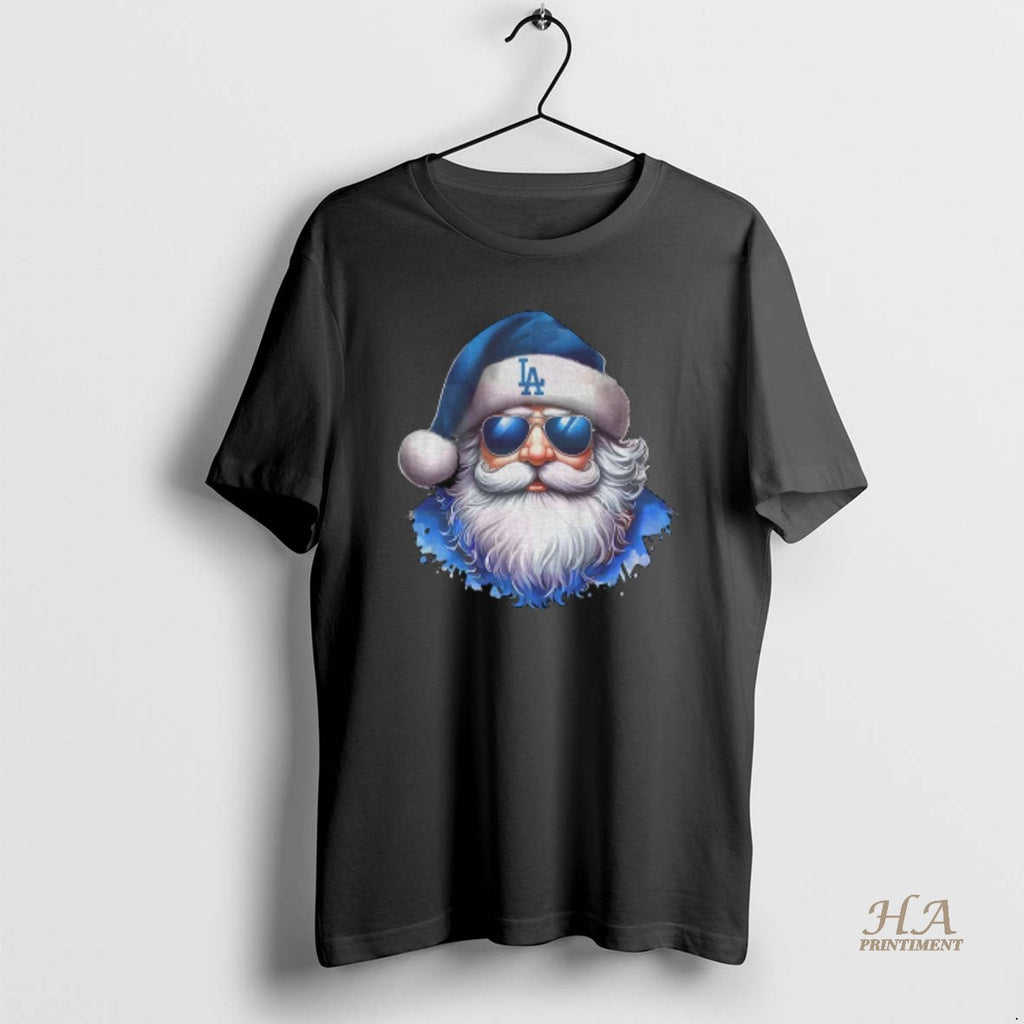 Official Los Angeles Dogers Baseball Santa Christmas T-Shirts, Hoodie, Sweatshirt | InkNestWear.com
