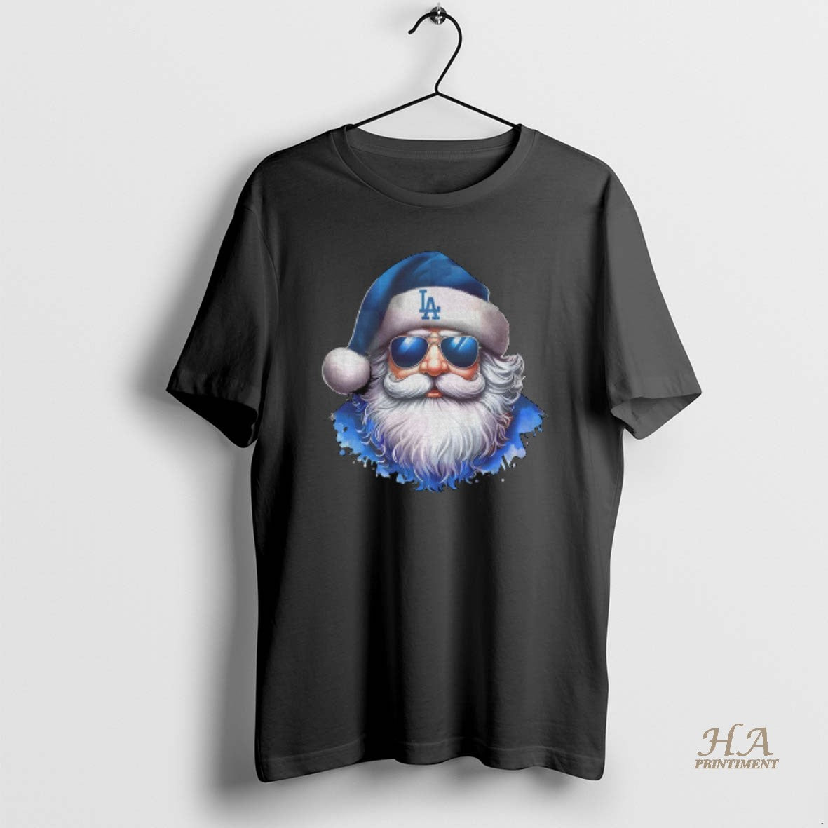 Official Los Angeles Dogers Baseball Santa Christmas T-Shirts, Hoodie, Sweatshirt | InkNestWear.com