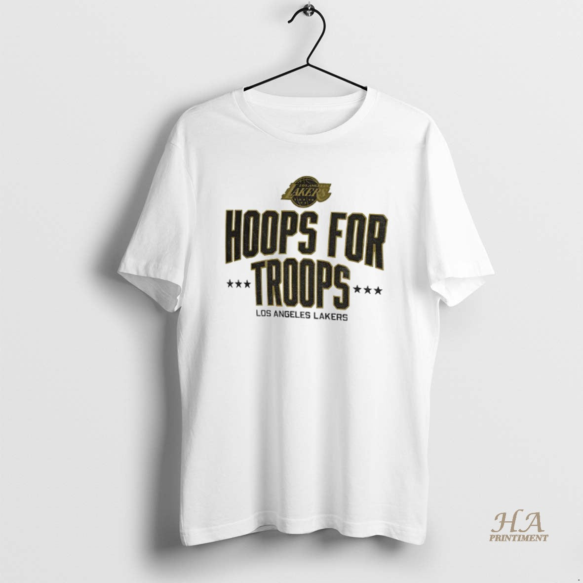 Official Los Angeles Lakers Basketball Nba Hoops For Troops Logo T-Shirts, Hoodie, Sweatshirt | InkNestWear.com