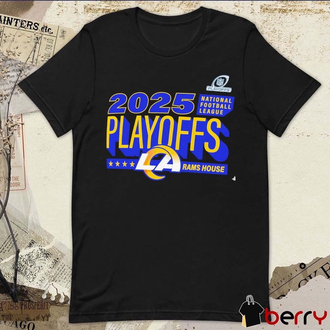 Los Angeles Rams 2025 NFL Playoffs Ready Rams House t-shirt