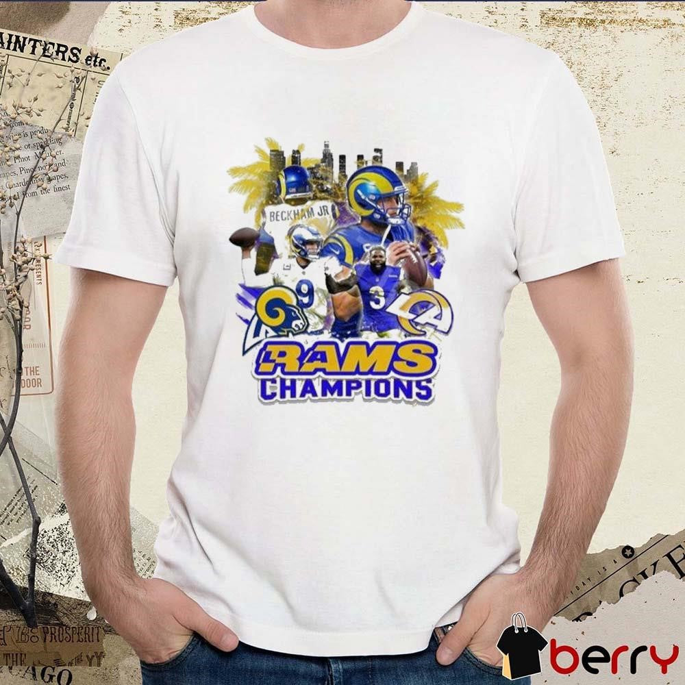 Los Angeles Rams Champions NFL Football Super Bowl 2024 Awesome Graphic t-shirt