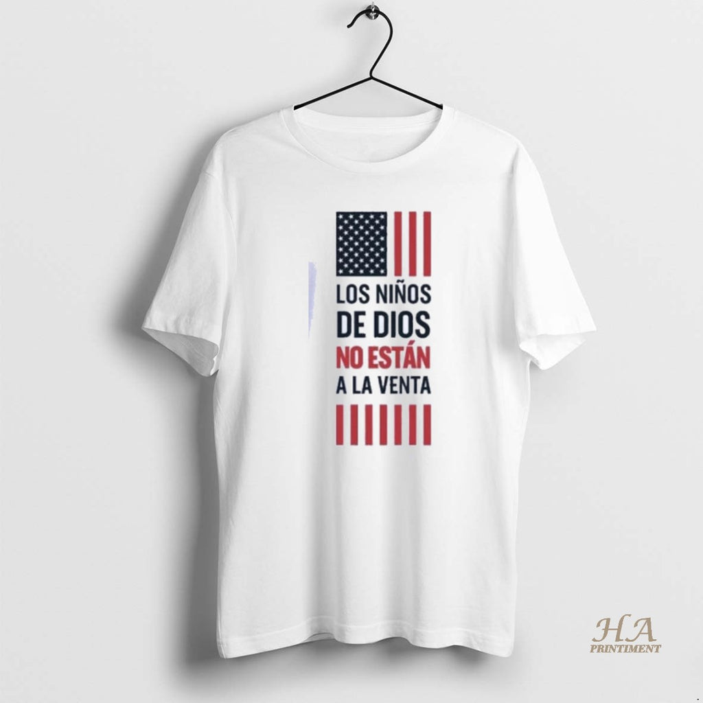 Official Los Ninos De Dios No Estan A La Venta Flag Shirts Hoodie, Sweatshirt | InkNestWear.com