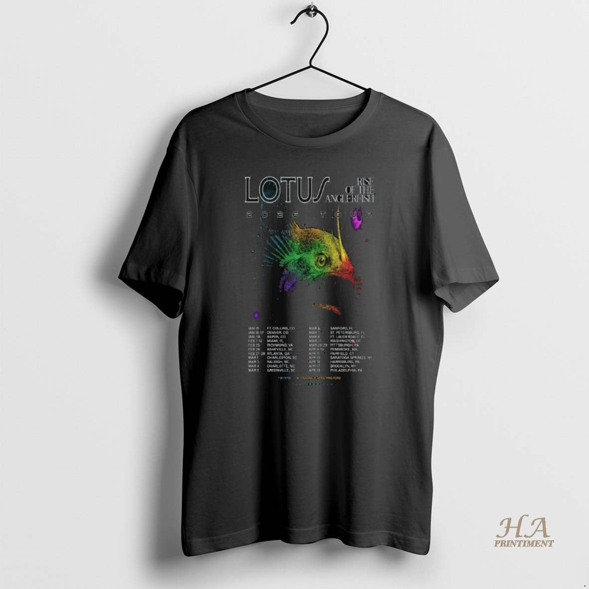 Official Lotus Rise Of The Anglerfish 2026 Tour T-Shirts, Hoodie, Sweatshirt | InkNestWear.com