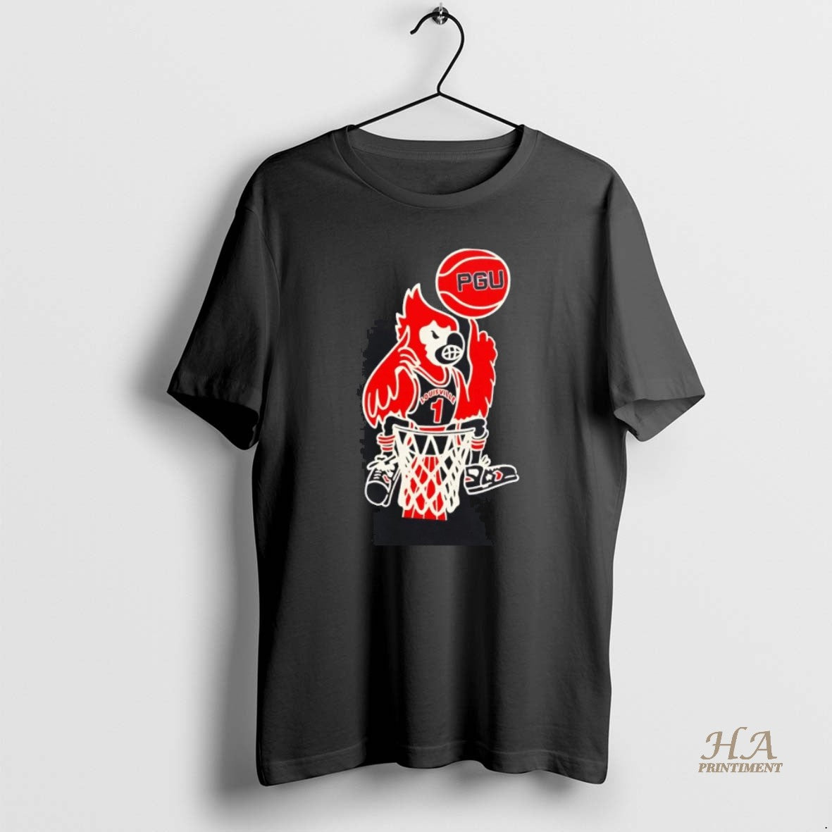 Official Louisville Cardinals Pgu Basketball Mascot T-Shirts, Hoodie, Sweatshirt | InkNestWear.com
