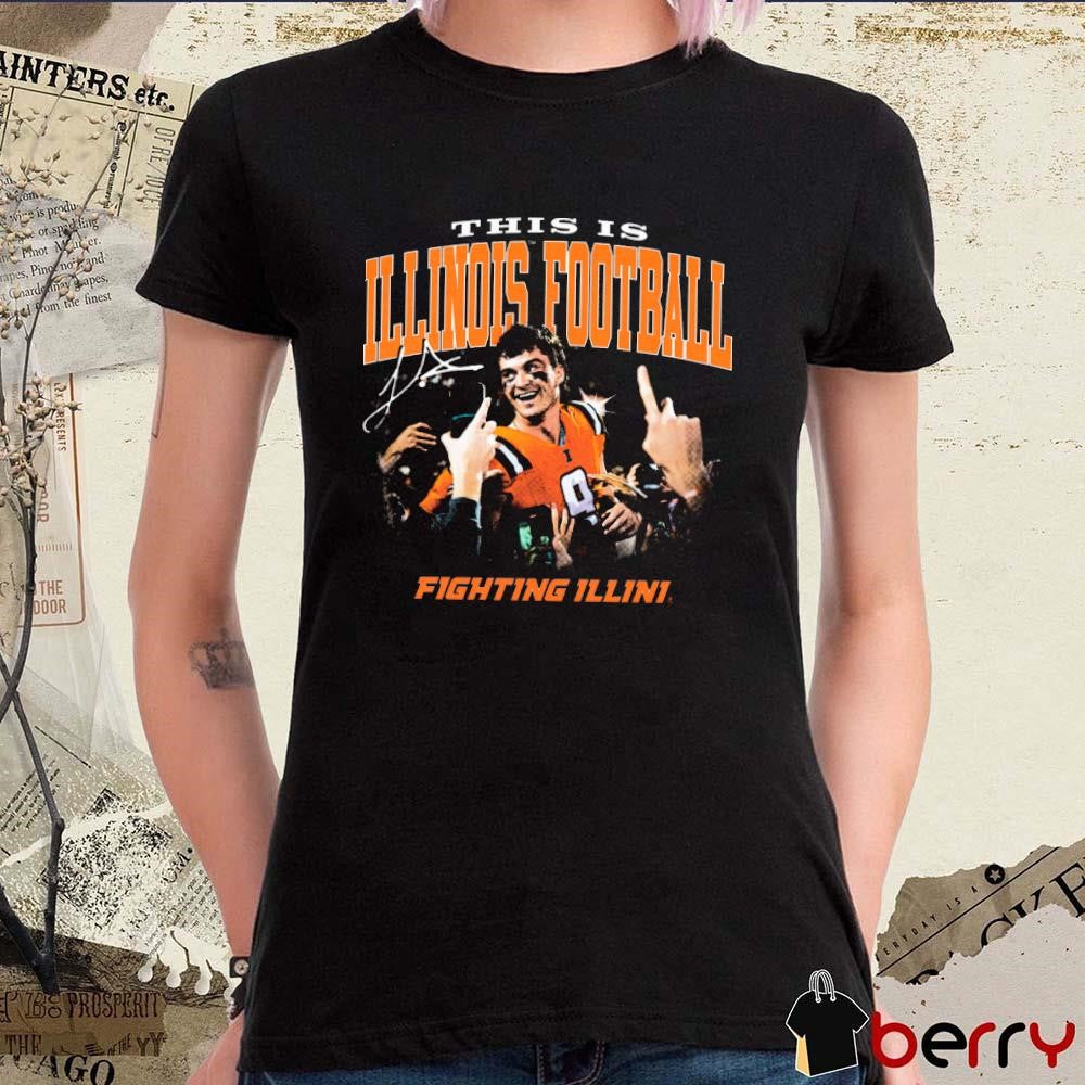 Luke Altmyer Celebration This Is Illinois Football Fighting Illini Signature Vintage t-shirt