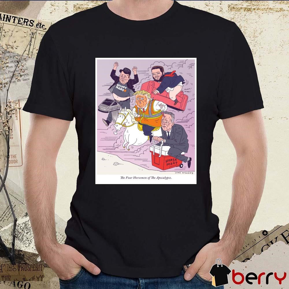 Lukey Mcgarry The Four Horsemen Of The Apocalypse t-shirt