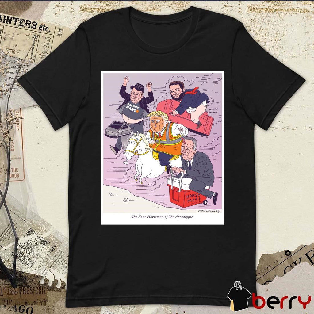Lukey Mcgarry The Four Horsemen Of The Apocalypse t-shirt