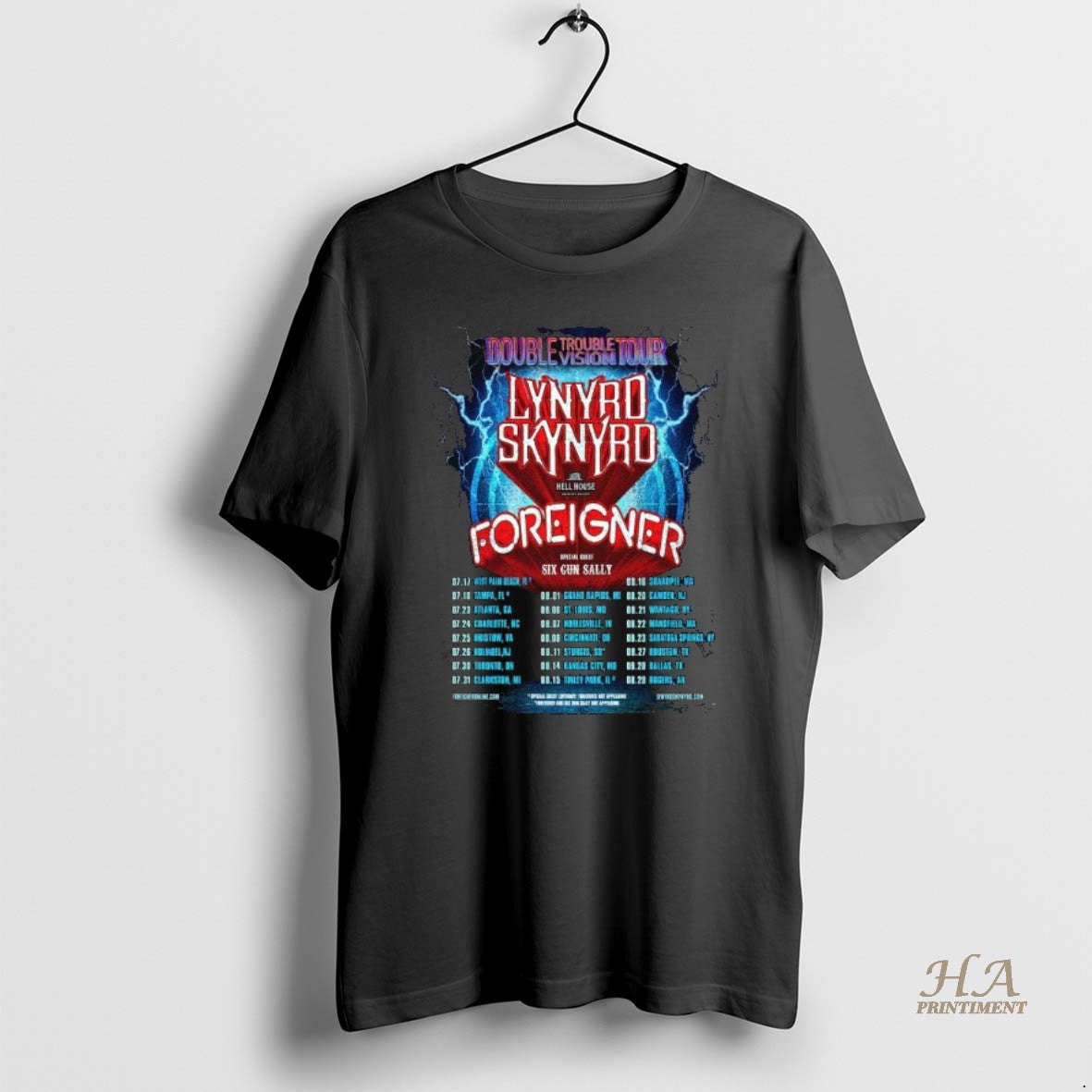 Official Lynyrd Skynyrd Double Trouble Vision Tour 2026 North America Long Sleve T-Shirts, Hoodie, Sweatshirt