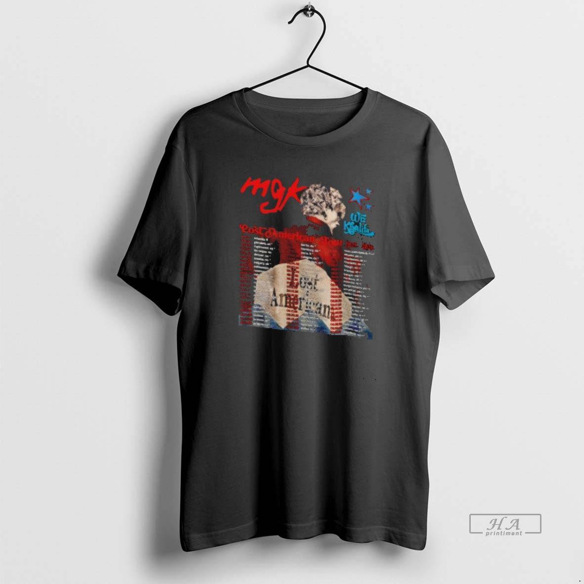 Official Mgk Wiz Khalifa Machine Gun Kelly Lost Americana Tour 2025 Pop Rock T-Shirts, Hoodie, Sweatshirt | InkNestWear.com