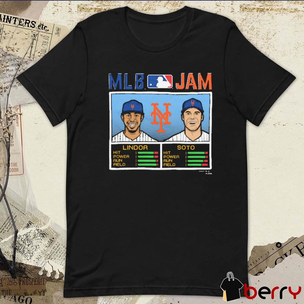 MLB Jam New York Mets Baseball Francisco Lindor And Juan Soto 2025 t-shirt