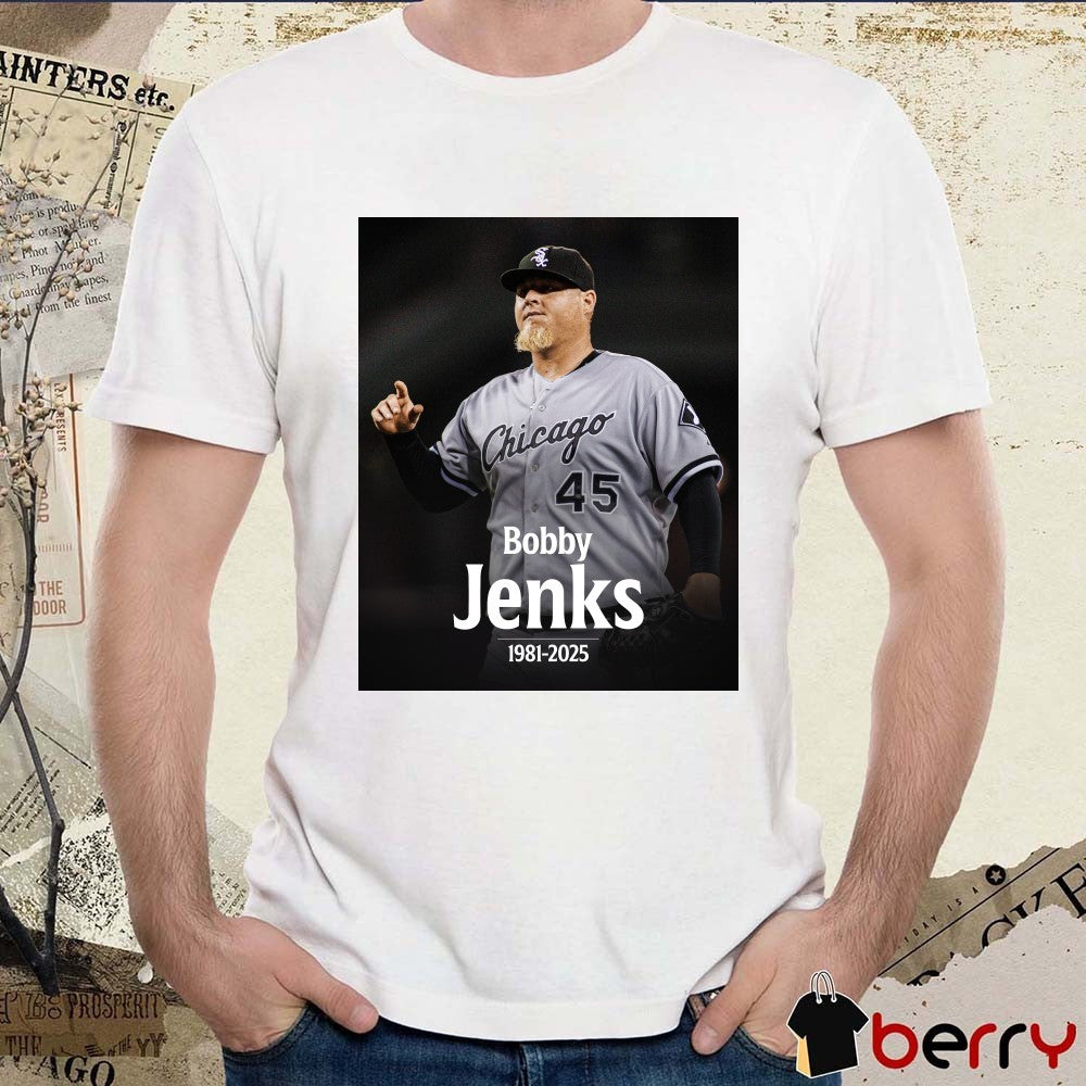 MLB are deeply saddened by the passing of former Major League pitcher Bobby Jenks 1981 – 2025 Poster t-shirt