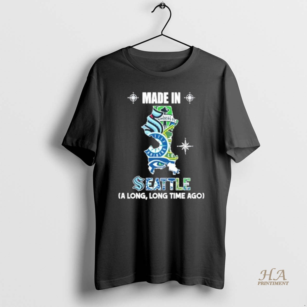 Official Made In Seattle A Long Long Time Ago T-Shirts, Hoodie, Sweatshirt | InkNestWear.com