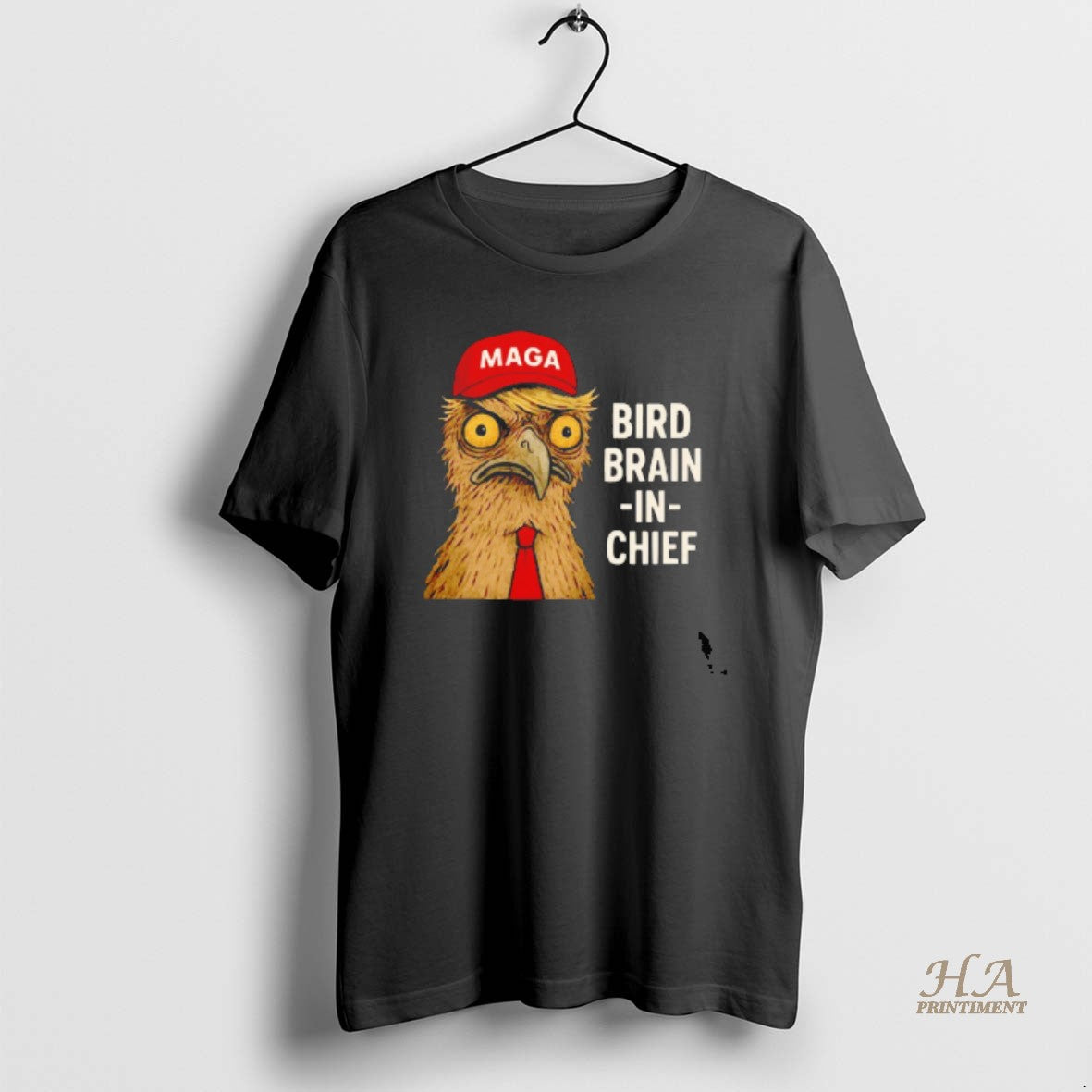 Official Maga Bird Brain In Chief Blackshirt T-Shirts, Hoodie, Sweatshirt | InkNestWear.com
