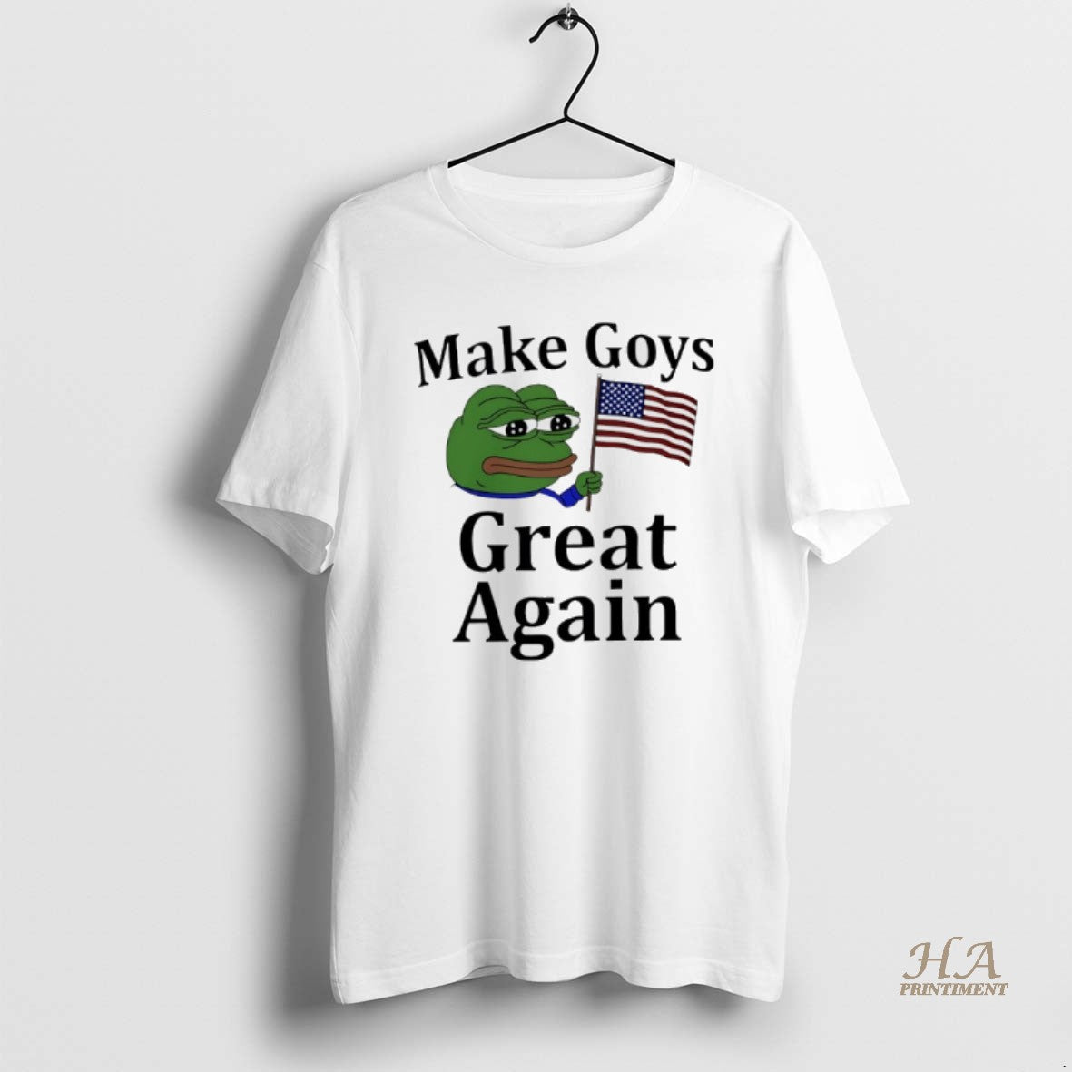 Official Make Goys Great Again Pepe The Frog American Flag T-Shirts, Hoodie, Sweatshirt | InkNestWear.com