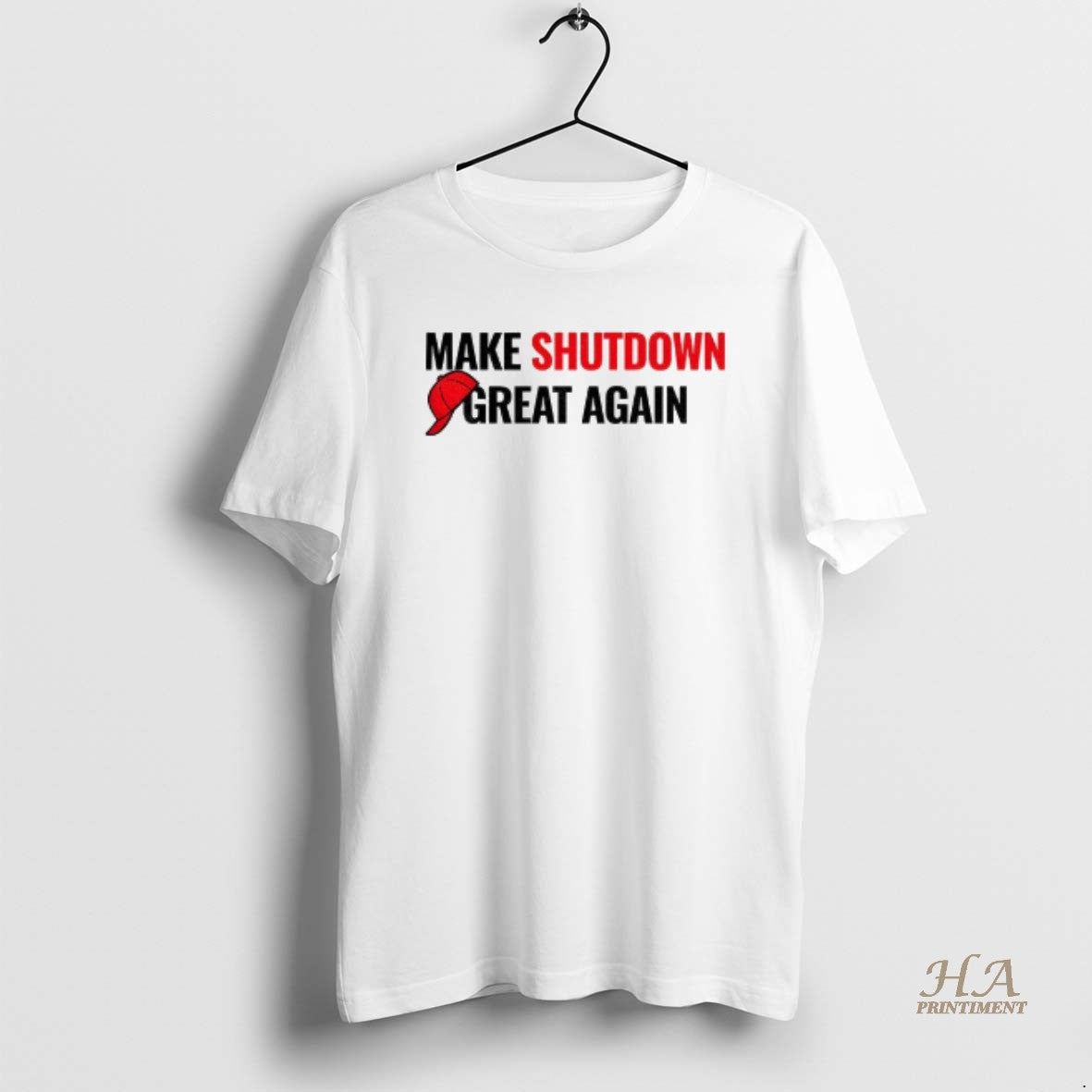 Official Make Shutdown Great Again Government Shutdown 2025 T-Shirts, Hoodie, Sweatshirt | InkNestWear.com