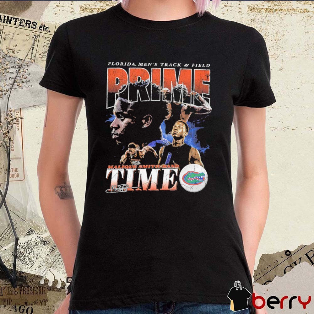 Malique Smith Band Time 90s Streetwear Florida Gators Men’s Track & Field Prime Signature t-shirt