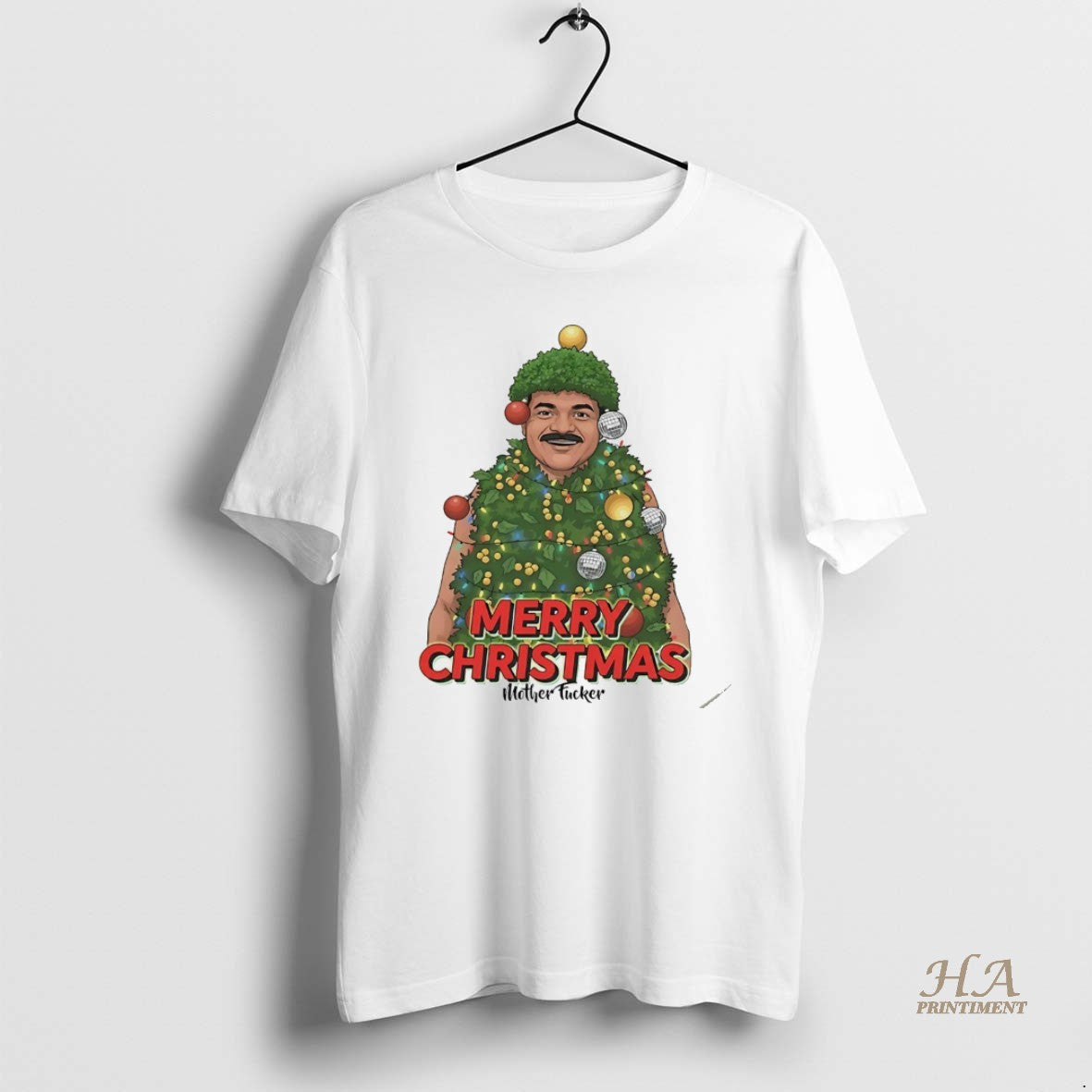 Official Man Merry Christmas Mother Fucker White T-Shirts, Hoodie, Sweatshirt | InkNestWear.com
