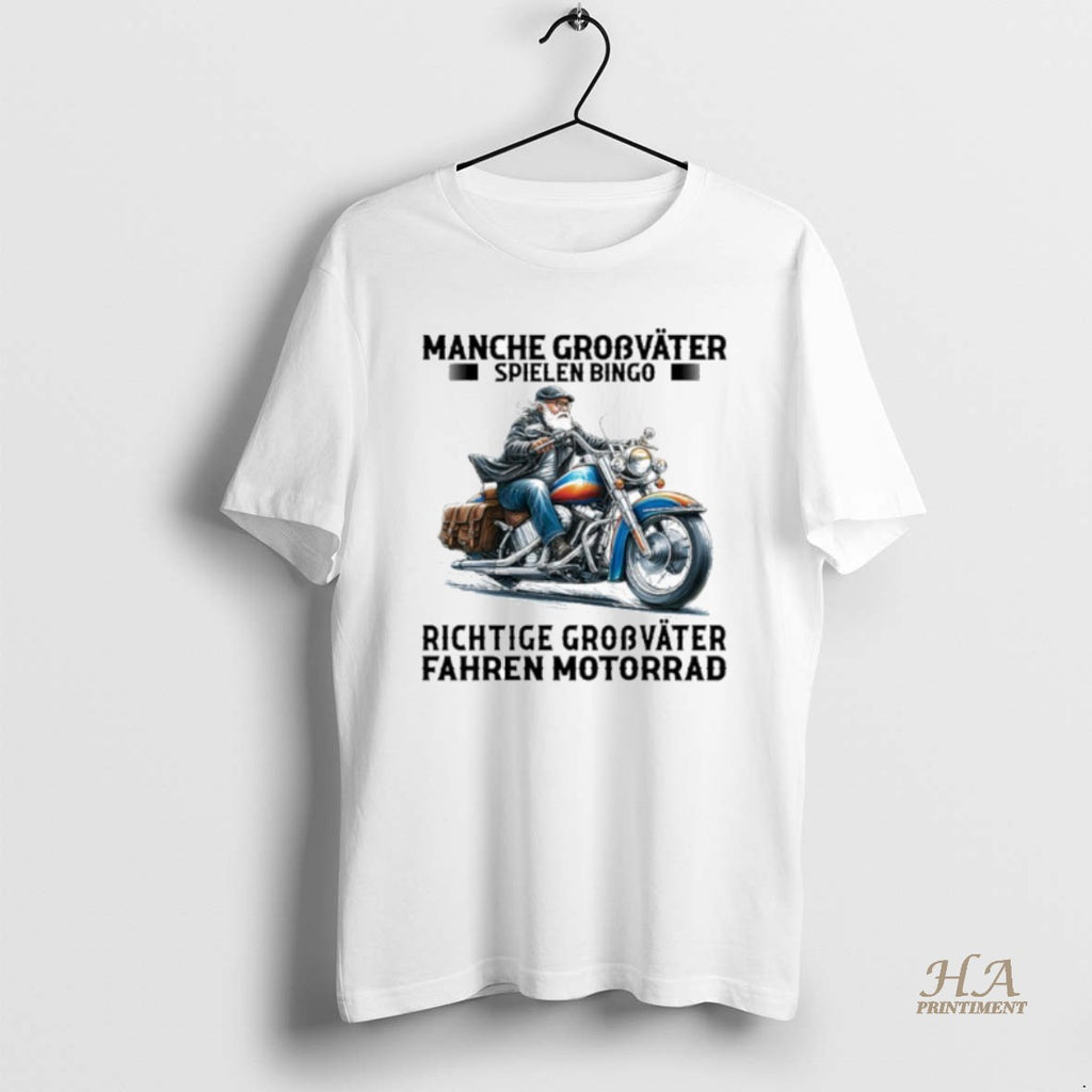 Official Manche Grosvater Spielen Bingo Richtige Grobvater Fahren Motorrad T-Shirts, Hoodie, Sweatshirt | InkNestWear.com