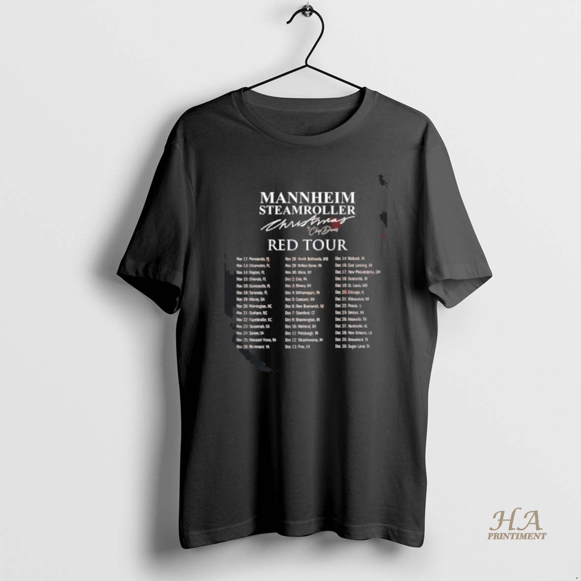 Official Mannheim Steamroller Christmas Red Tour 2025 T-Shirts, Hoodie, Sweatshirt | InkNestWear.com