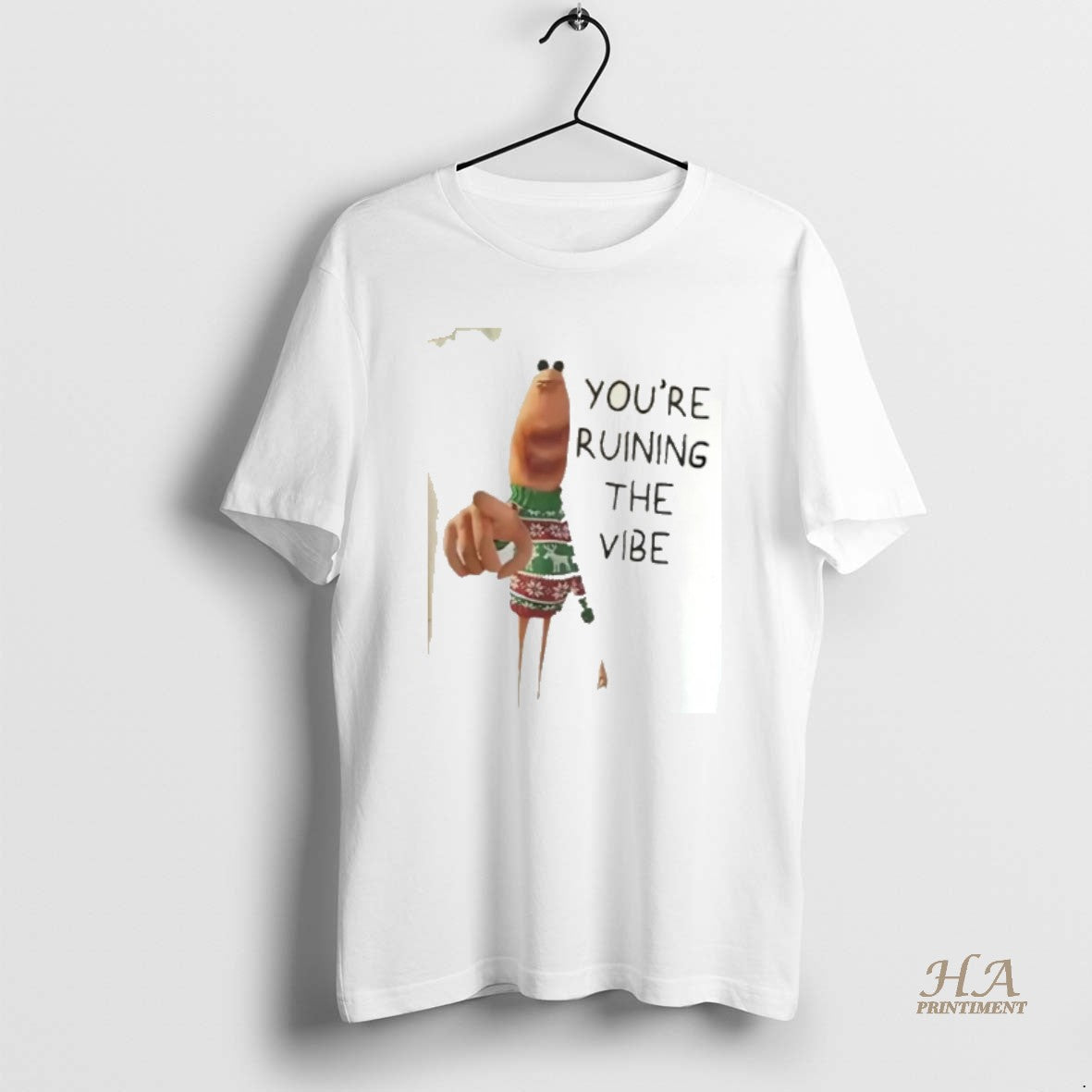 Official Marcus The Worm Youre Ruining The Vibe Funny T-Shirts, Hoodie, Sweatshirt | InkNestWear.com
