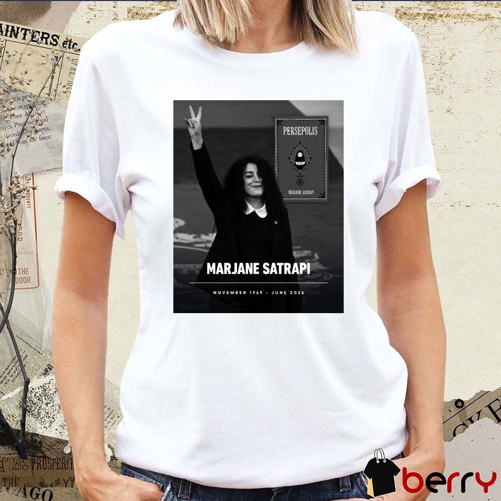 Marjane Satrapi November 1969 – June 2026 IGN Poster t-shirt