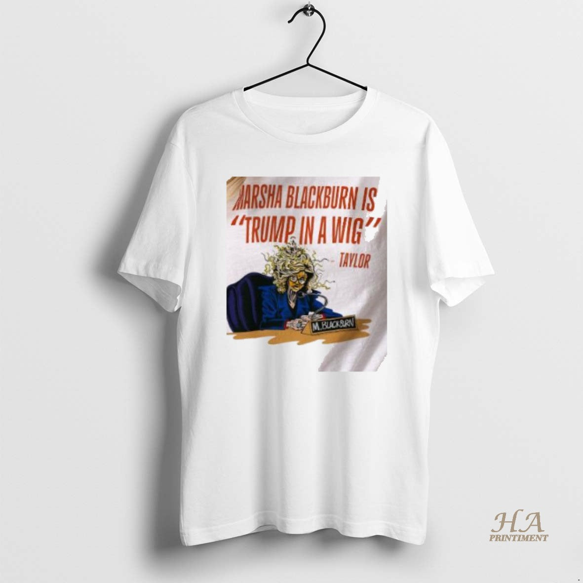 Official Marsha Blackburn Is Trump In A Wig T-Shirts, Hoodie, Sweatshirt | InkNestWear.com