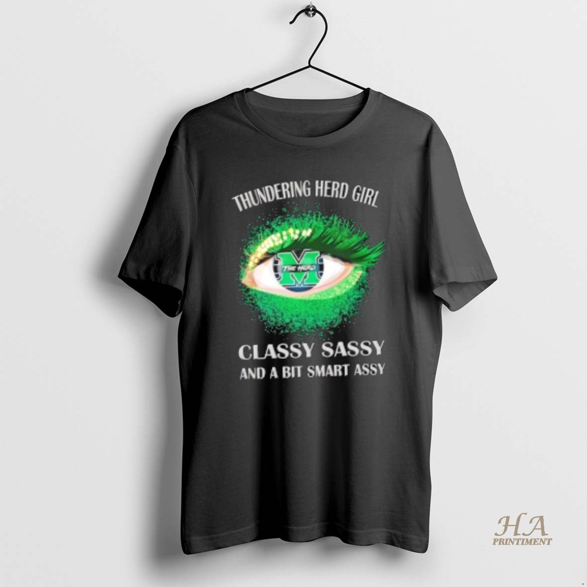 Official Marshall Thundering Herd Eye Girl Fans Classy Sassy And A Bit Smart Assy T-Shirts, Hoodie, Sweatshirt