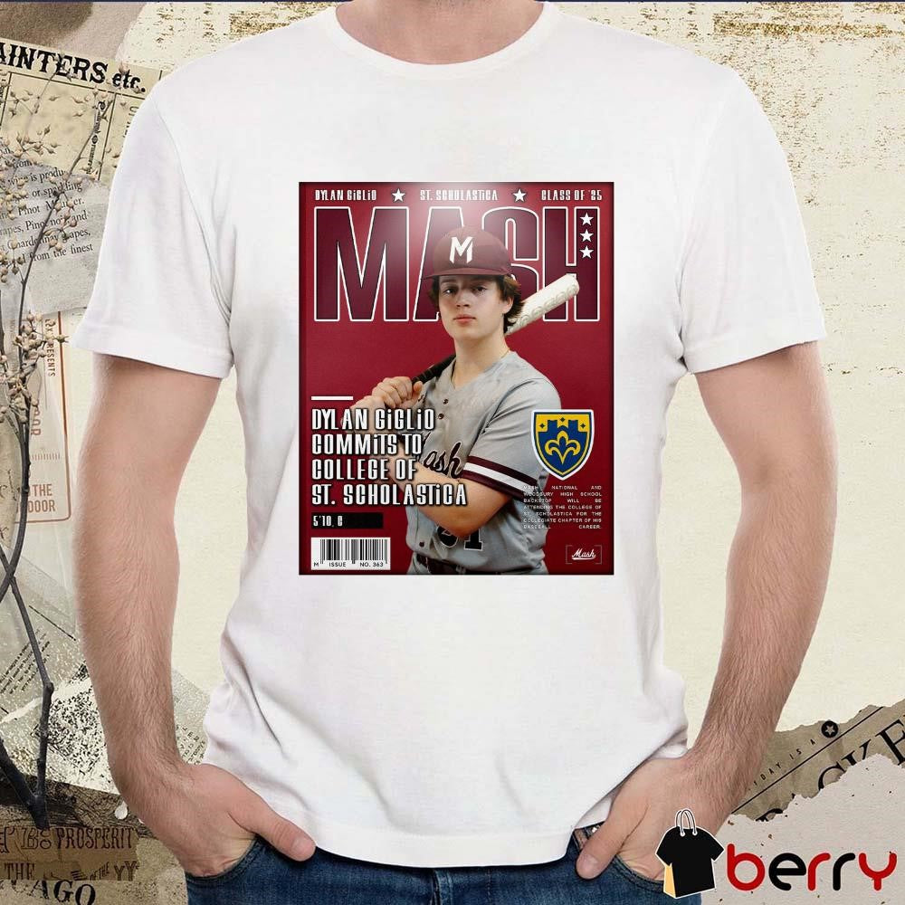 Mash Baseball Dylan Giglio Commits To College Of St Scholastica Class Of ’25 Poster t-shirt