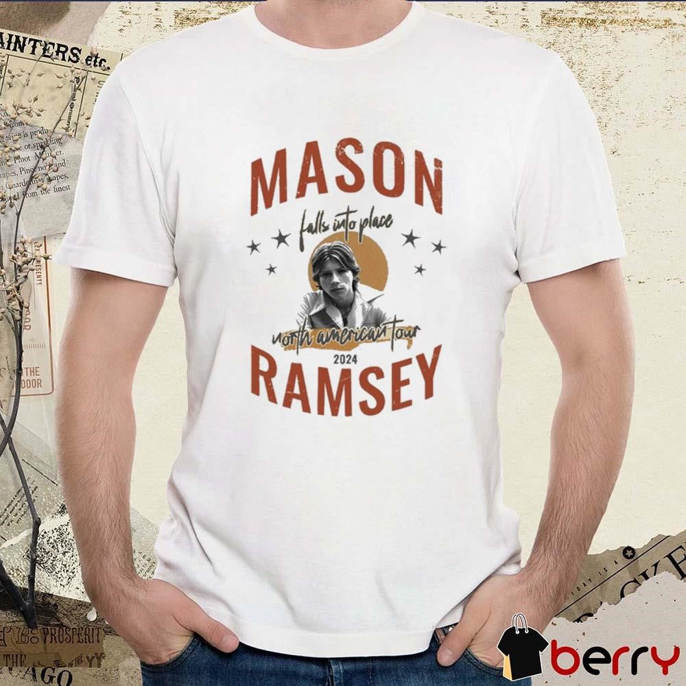 Mason Ramsey Falls Into Place North American Tour 2024 Photo t-shirt