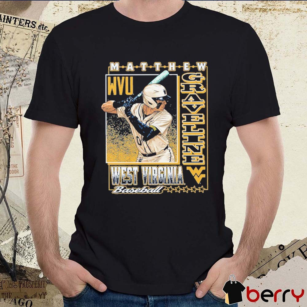 Matthew Graveline NCAA Baseball West Virginia Mountaineers Vintage 2026 t-shirt