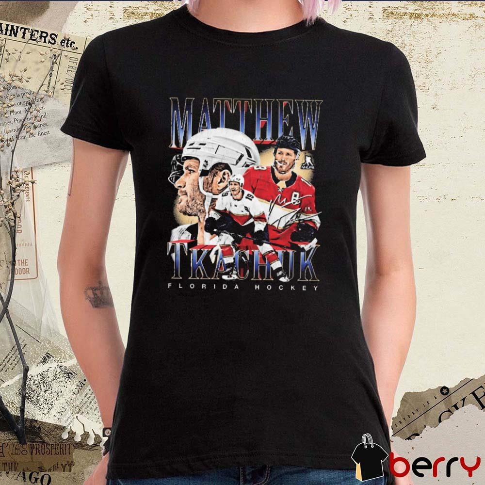 Matthew Tkachuk Florida Panthers Hockey Signature Vintage Graphic t-shirt