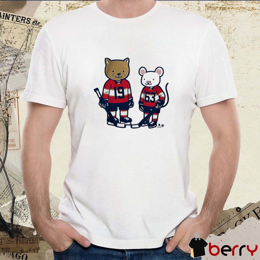 Matthew Tkachuk and Brad Marchand Cat and Rat Florida Panthers Hockey t-shirt