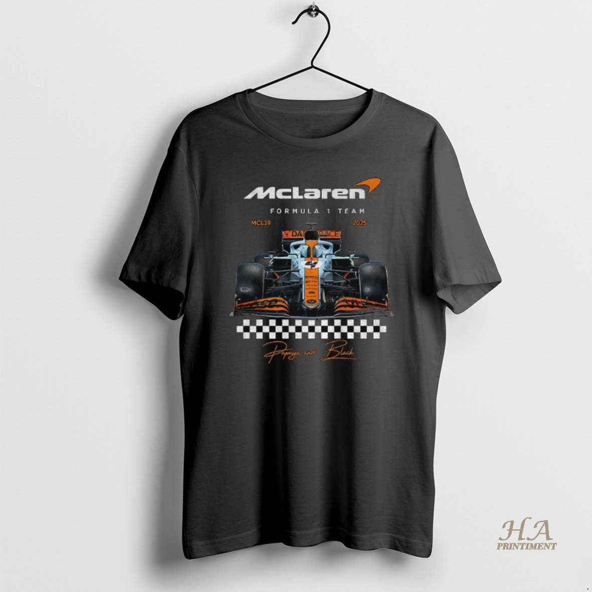 Official Mclaren F1 Racing Lando Norris And Oscar Piastri Mcl39 2025 Papaya And Black T-Shirts, Hoodie, Sweatshirt
