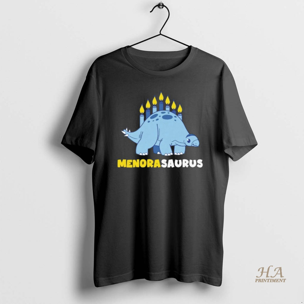 Official Menorasaurus Hanukkah T-Shirts, Hoodie, Sweatshirt | InkNestWear.com