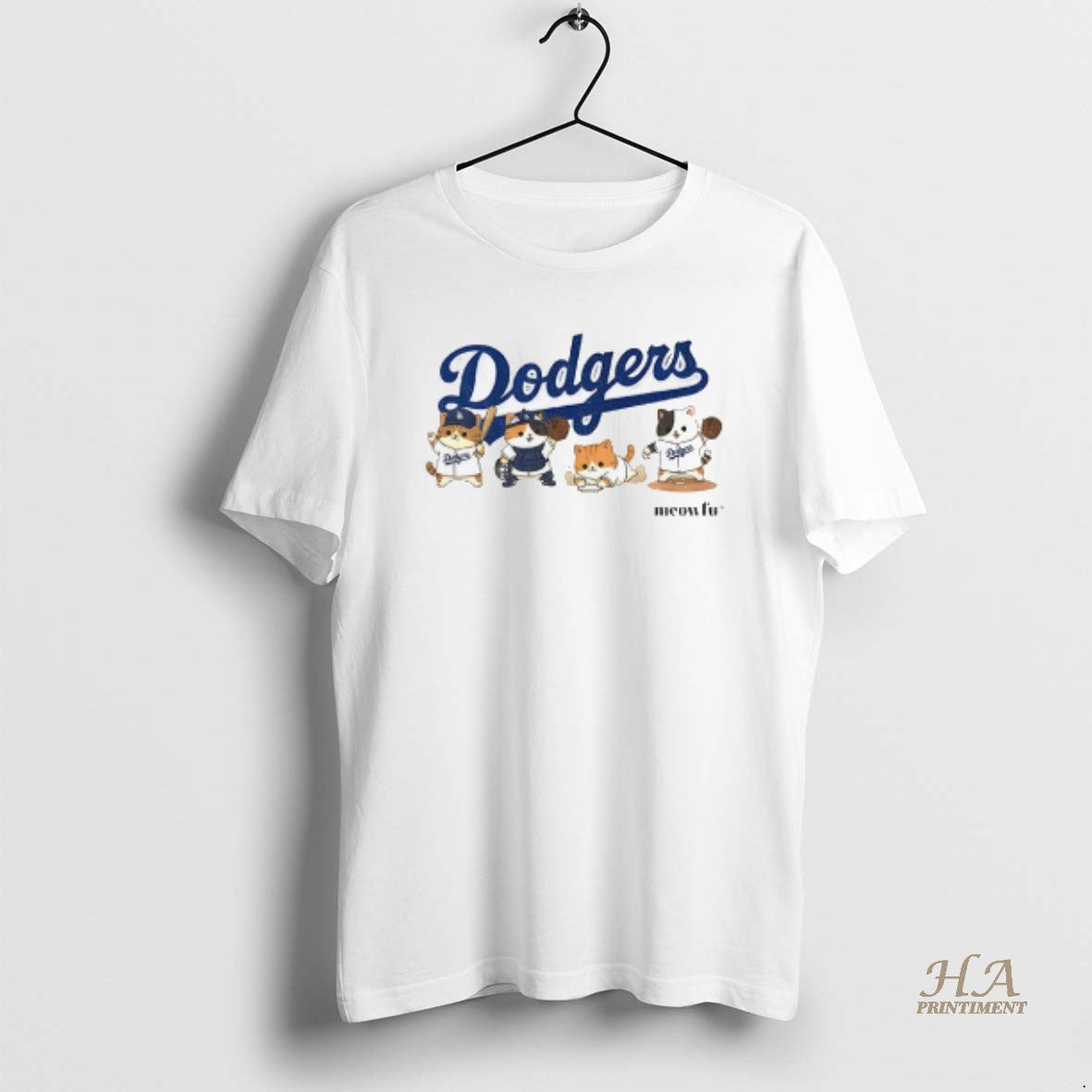 Official Meowfu Dodger Cat Los Angles Dodgers T-Shirts, Hoodie, Sweatshirt | InkNestWear.com