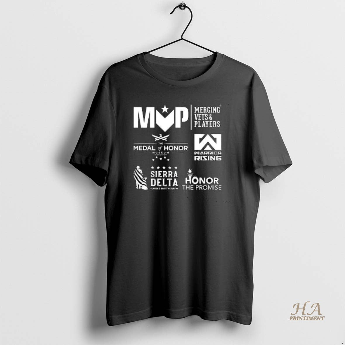 Official Merging Vets And Players The Medal Of Honor Museum Warrior Rising Sierra Delta Logo T-Shirts, Hoodie, Sweatshirt