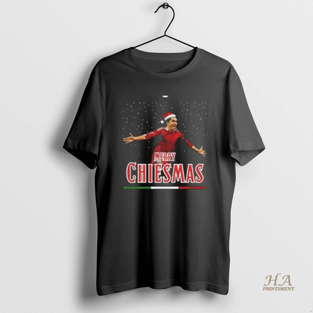 Official Merry Chiesmas Federico Chiesa Christmas T-Shirts, Hoodie, Sweatshirt | InkNestWear.com