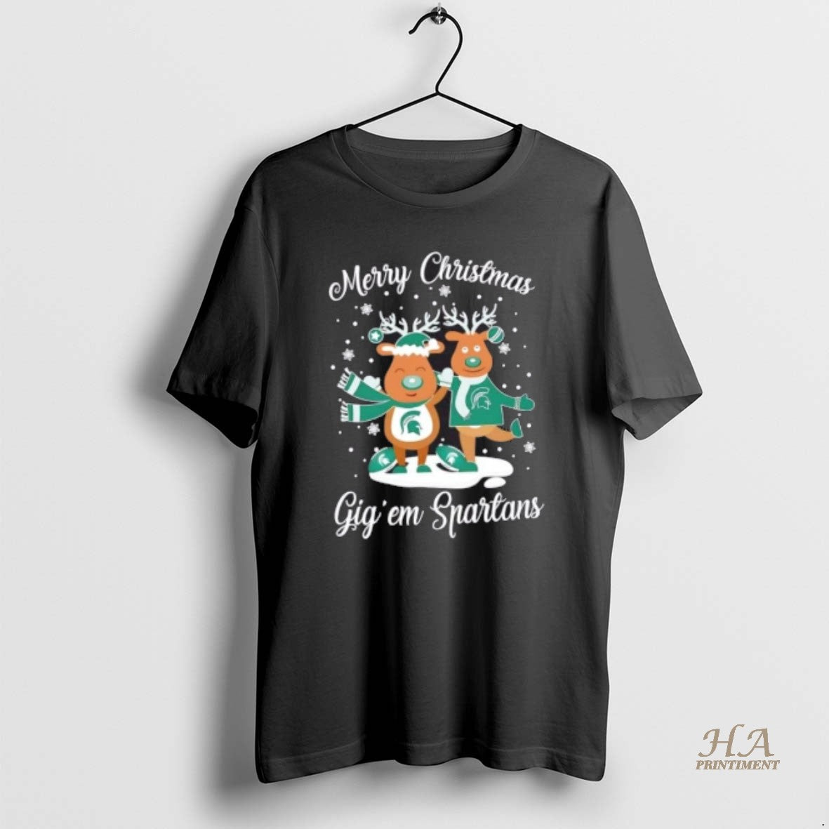 Official Merry Christmas Gig Em Michigan State Spartans Football T-Shirts, Hoodie, Sweatshirt | InkNestWear.com
