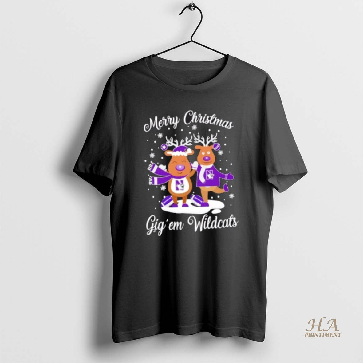 Official Merry Christmas Gig Em Northwestern Wildcats Football T-Shirts, Hoodie, Sweatshirt | InkNestWear.com