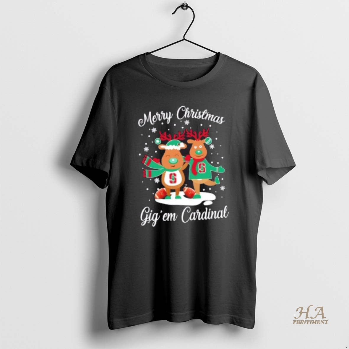 Official Merry Christmas Gig Em Stanford Cardinal Football T-Shirts, Hoodie, Sweatshirt | InkNestWear.com