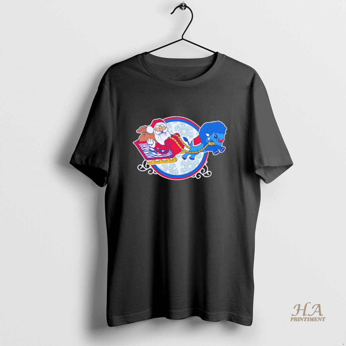 Official Merry Christmas Santa Buffalo Sleigh T-Shirts, Hoodie, Sweatshirt | InkNestWear.com