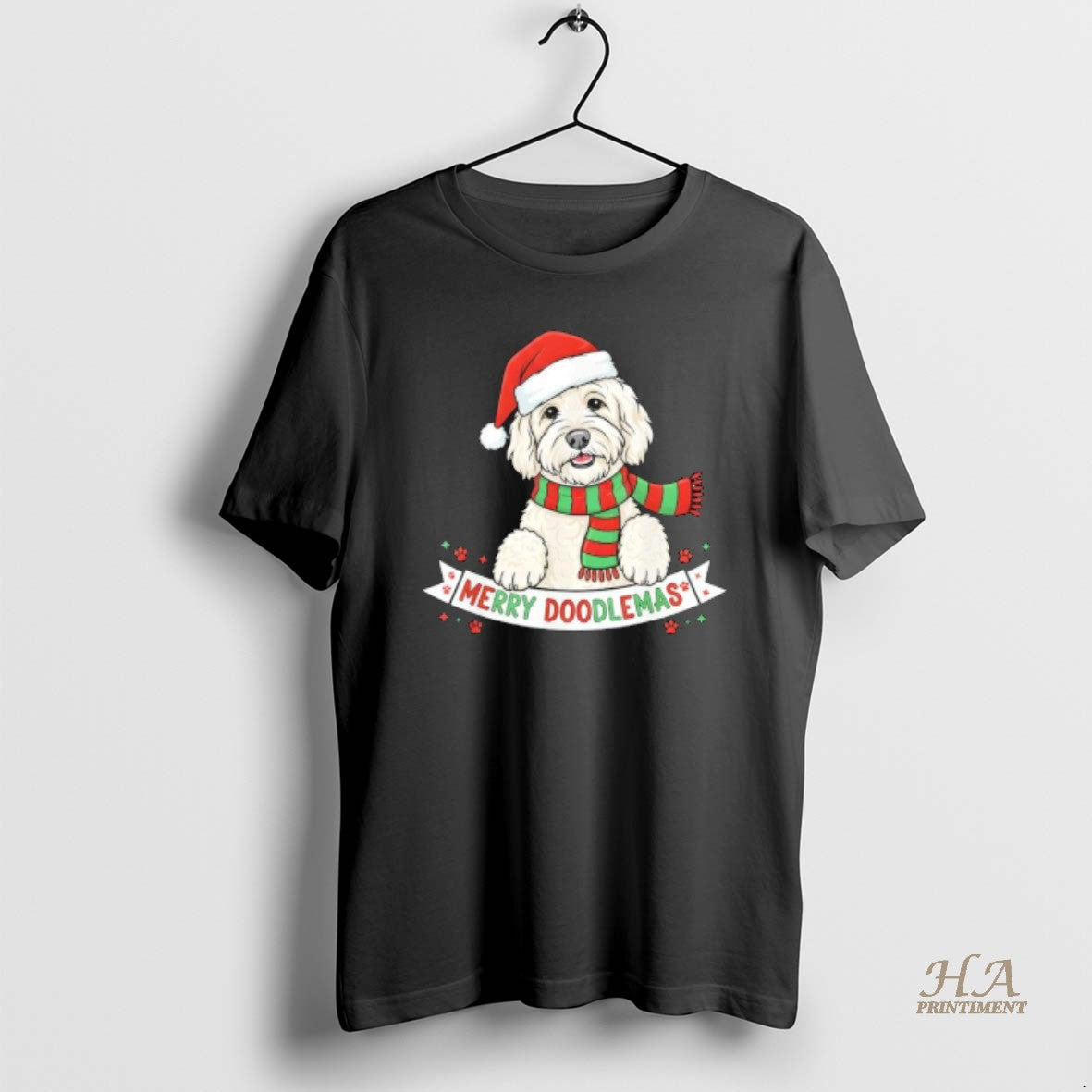 Official Merry Doodlemas Goldendoodle Christmas Dog T-Shirts, Hoodie, Sweatshirt | InkNestWear.com