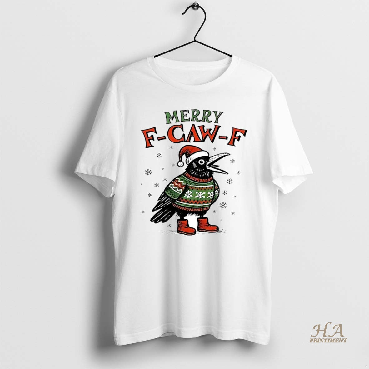 Official Merry F Caw F 2025 Christmas Circle T-Shirts, Hoodie, Sweatshirt | InkNestWear.com