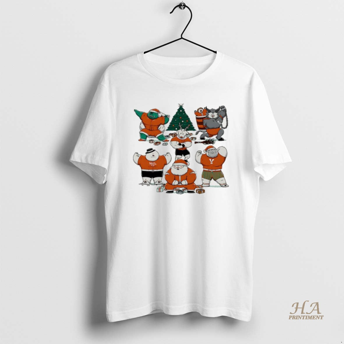 Official Merry Muscular Christmas Characters T-Shirts, Hoodie, Sweatshirt | InkNestWear.com