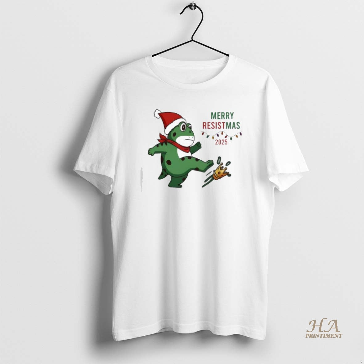 Official Merry Resistmas Portland Frog Resist No King T-Shirts, Hoodie, Sweatshirt