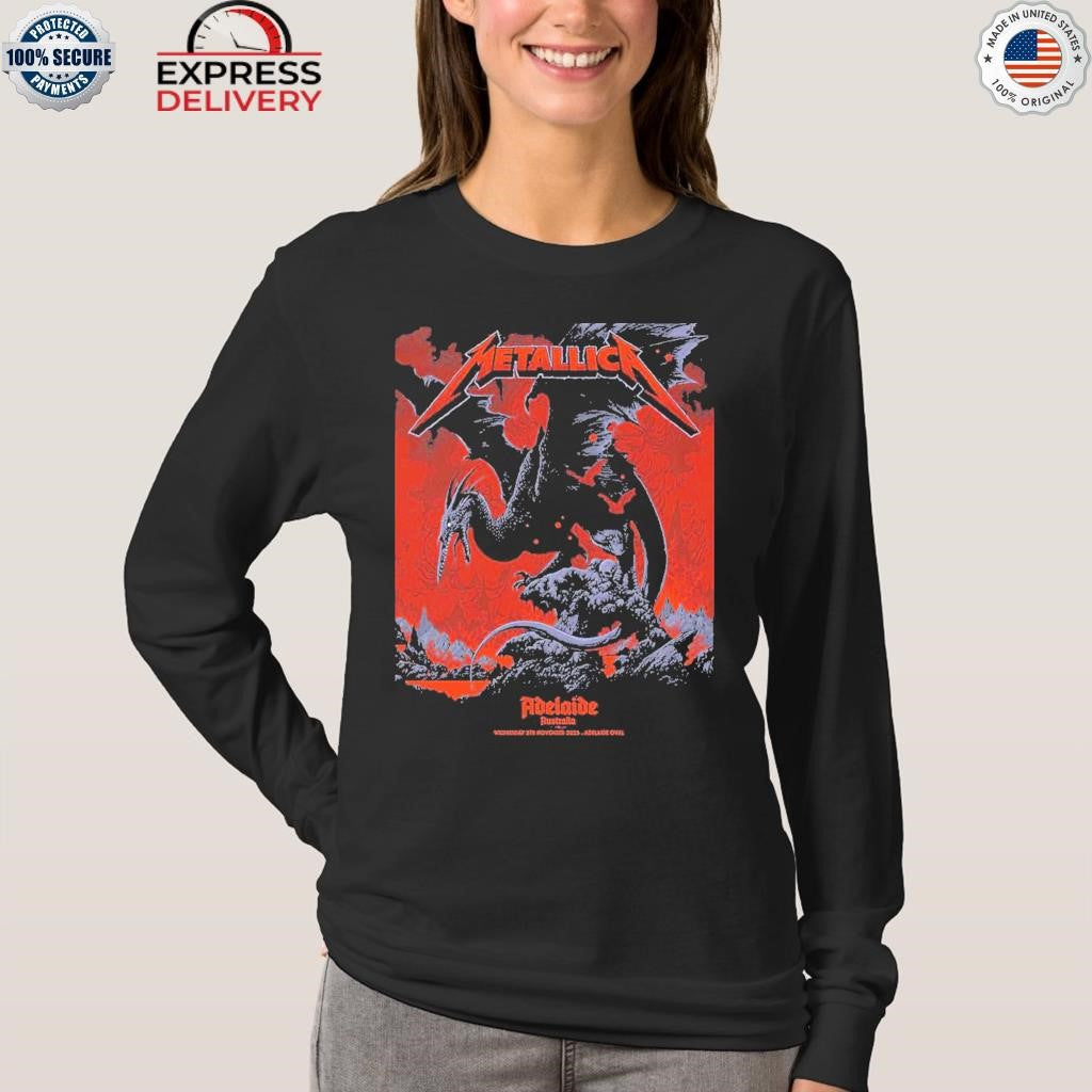 Metallica M72 Adelaide Australia Pop Up Art By Ken Taylor At Adelaide Oval On November 5 2025 Shirt