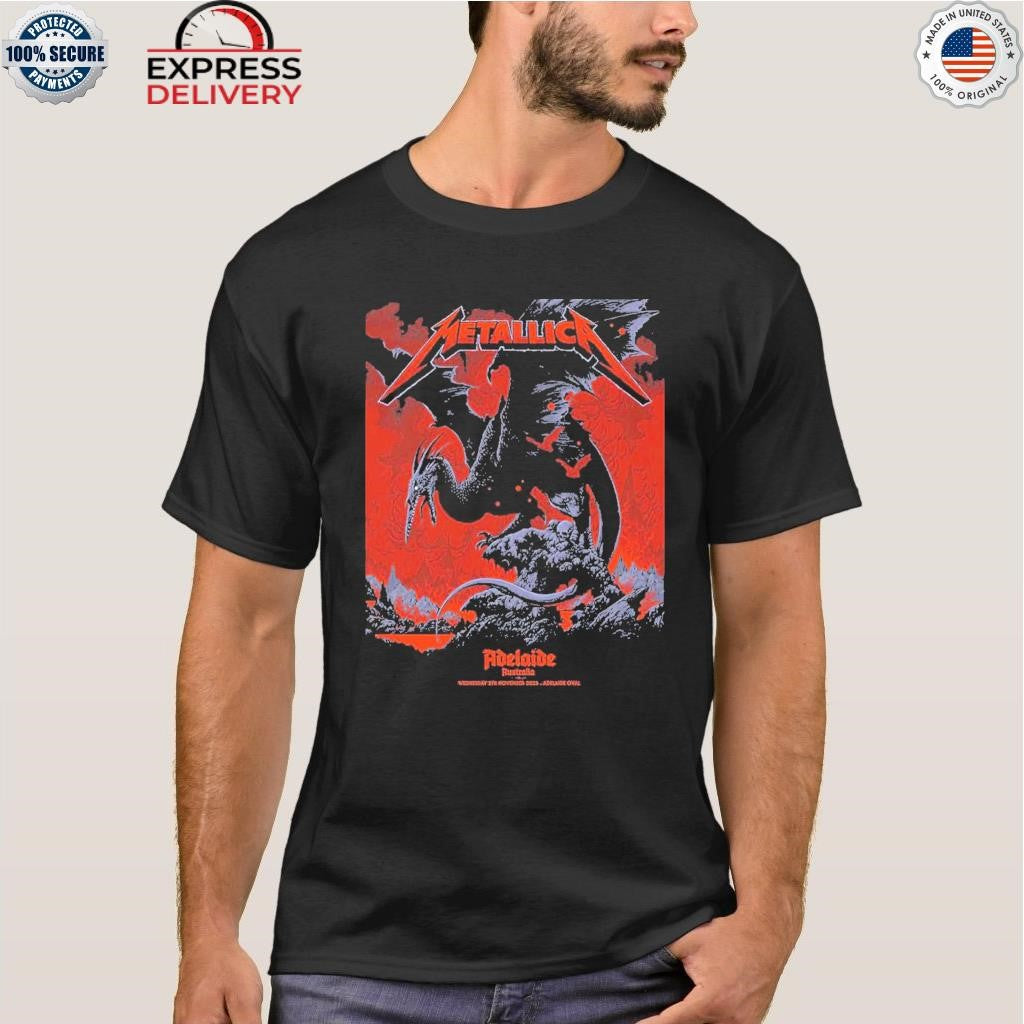 Metallica M72 Adelaide Australia Pop Up Art By Ken Taylor At Adelaide Oval On November 5 2025 Shirt