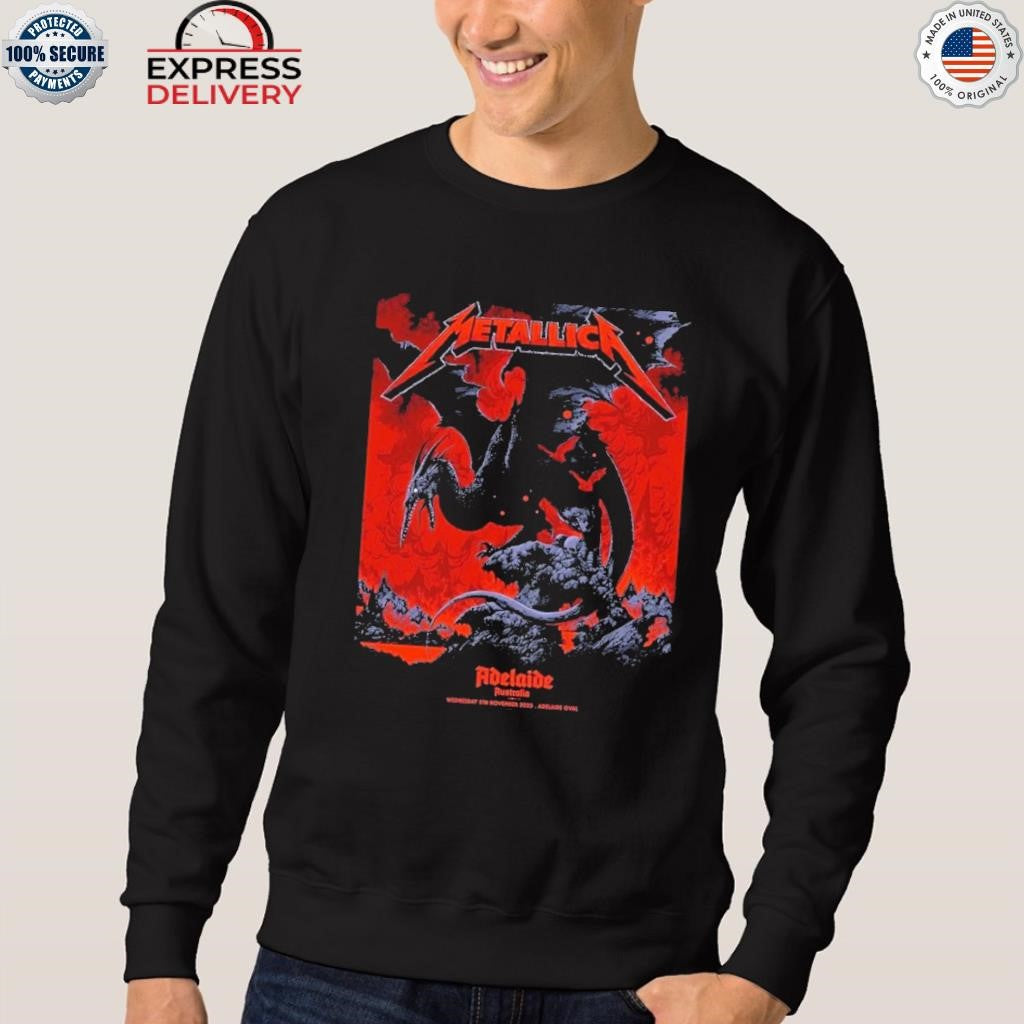 Metallica M72 Adelaide Australia Pop Up By Ken Taylor At Adelaide Oval On November 5 2025 Shirt